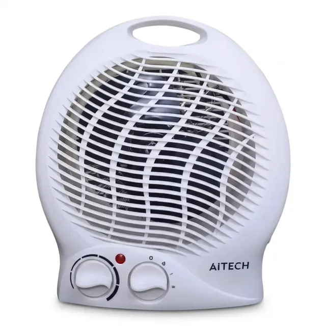 Caloventor Electrico 2000w Termoventilador 2 Velocidades Estufa Calefactor Antivuelco Termostato Ventilador Compacto... Blanco
