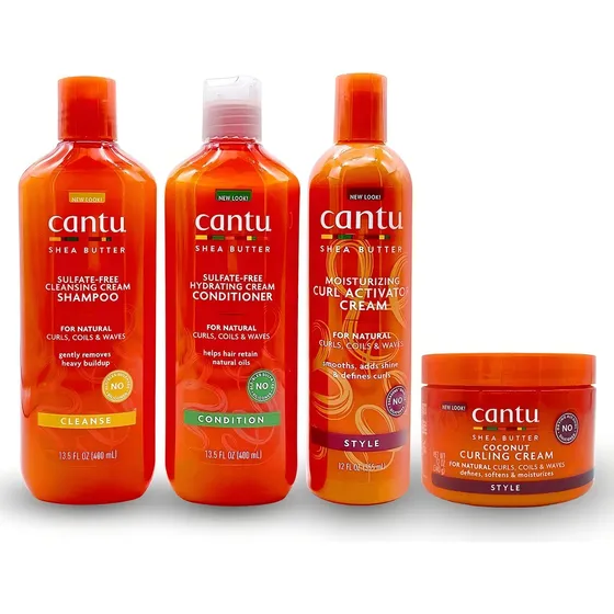 Cantu 4pack Shampoo, Acondicionador, Activador Y Crema