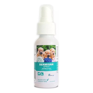 Dermisan Spray Antimicotico 60 Ml - Para Perro Y Gato Dermisan Spray Antimicotico 60 Ml - Para Perro Y Gato