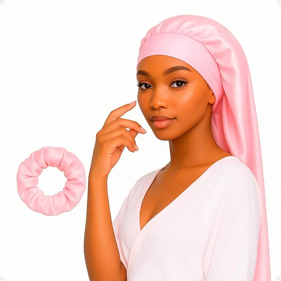 Gorra Sombrero Saten Proteccion Para Tu Cabello  Largo Otec