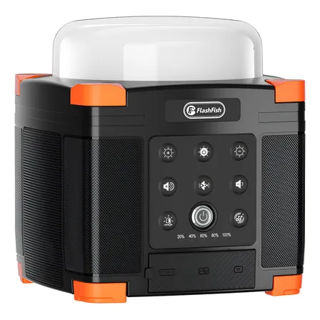 Altavoz portátil Bluetooth Flashfish FL9A 10W 56Wh 15600mAh con batería solar