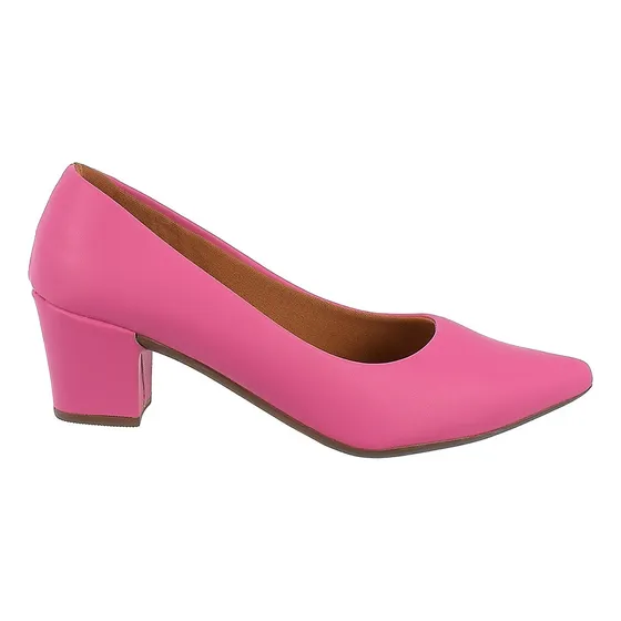 Sapato Scarpin Feminino Bico Fino Salto Alto Quadrado Croco 