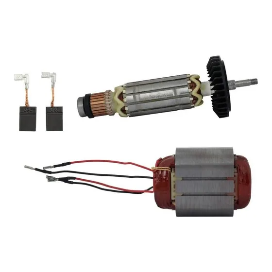 Rotor 110v, Estator, Carvões P/ Esm. 9557hn Original Makita