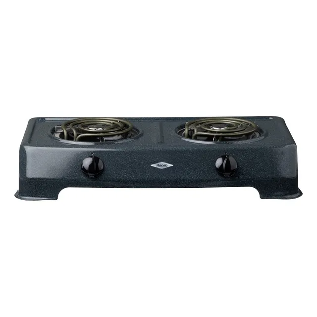 Cocineta Eléctrica Haceb 2 Puestos - Arandano Color Gris 110V