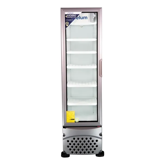 Refrigerador comercial vertical Gelum VR-08 162 L 1 puerta blanca 54.56 cm de ancho