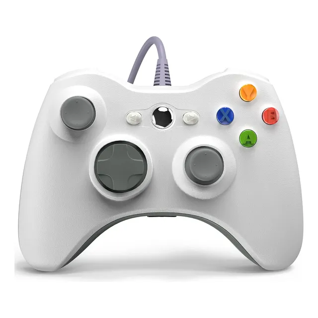 Control Alambrico Gamepad Compatible Para Xbox 360 Y Pc
