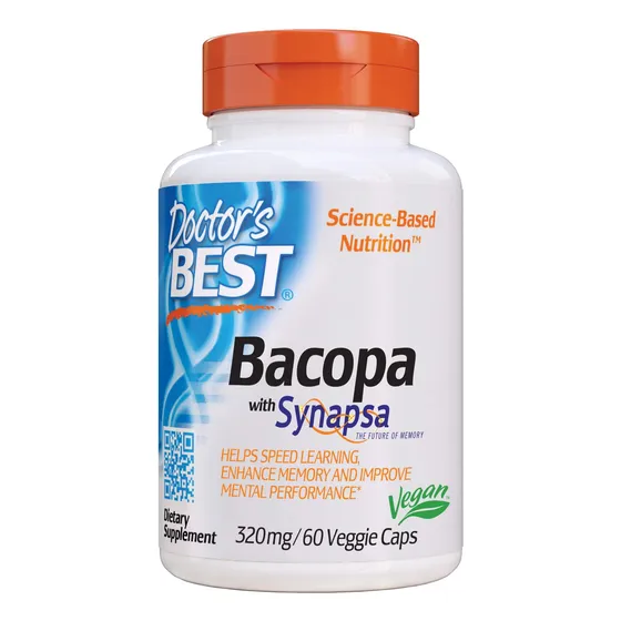 Complemente Doctor's Best Bacopa Con Synapsa 320 Mg 60 Table