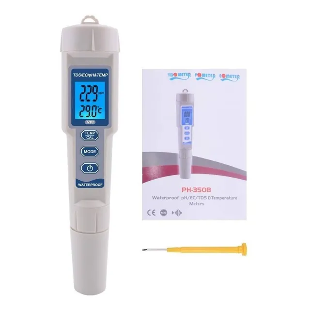 Medidor De Ph Ec Tds Temperatura Portatil Phmetro Digital