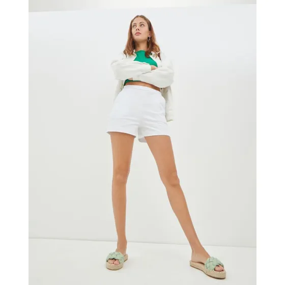 Short Mujer  Blanco  Seven Algodón 28190307-1259