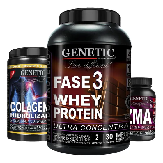 N1 Proteína Aminos Esenciales Zinc Magnesio Colágeno Genetic