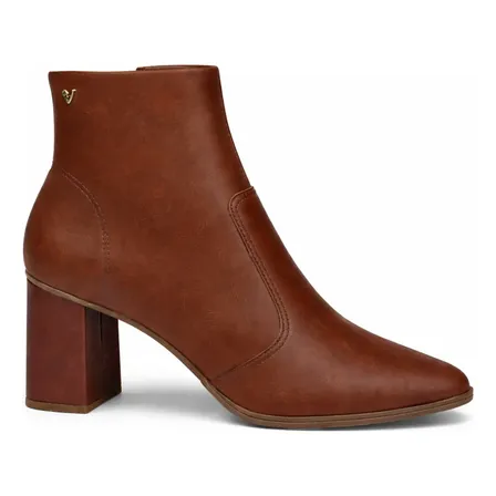 Bota Cano Baixo Mississipi Fem Berteli Salto Bloco - J0353 Tabaco 37 Br
