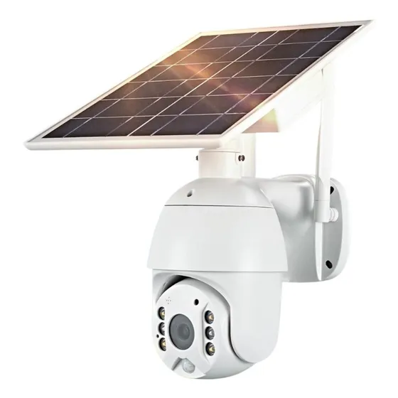 Cámara Inteligente Tipo Domo Con Panel Solar Wsc-pt1-4g
