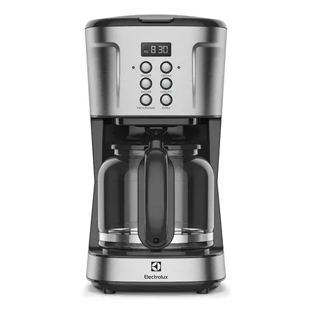 Cafeteira Elétrica Digital Ecm30 38 Xícaras Inox Electrolux
