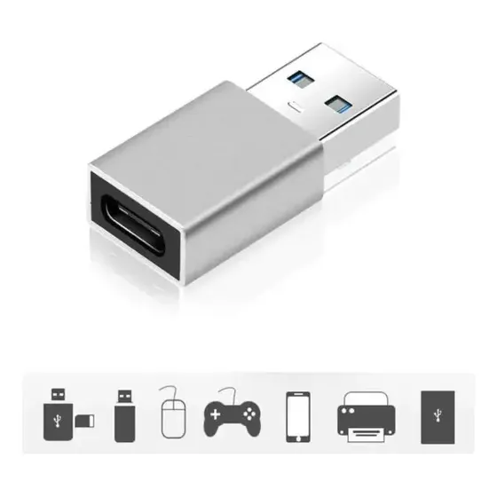 Adaptador Usb 3.0 A Usb Tipo C Hembra Jwk | MercadoLibre