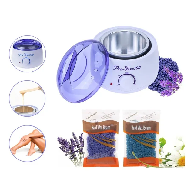 Kit Cera Española 200grs + Calentador Cera Para Depilación