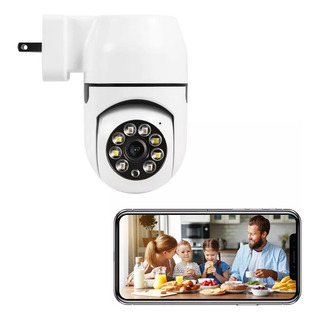 Cámara De Seguridad Foco Hd 1080p Wifi 360° Visión Nocturna Cámara De Seguridad Foco Hd 1080p Wifi 360° Visión Nocturna