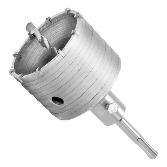 Sierra Copa Diamantada 110mm Concreto Hormigón Y Guía De 110