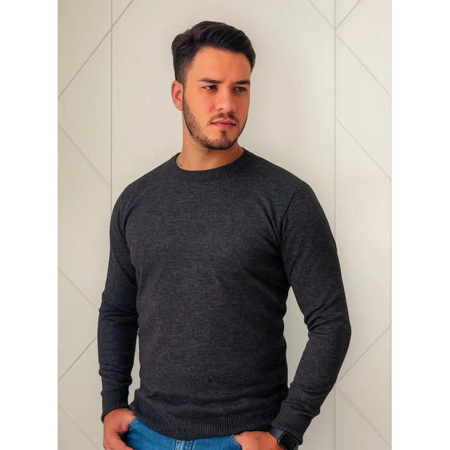 Suéter Masculino Blusa De Frio Lã Tricot Social E Casual
