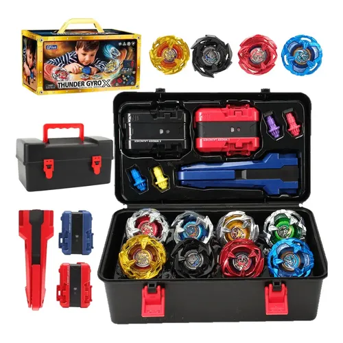 Beyblade X Conjunto Lançador Deluxe & Pião Cobalt Dragoon Cor Azul