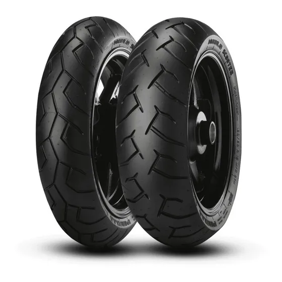 Par Pneu Nova Yamaha Fluo 125 100/90-12 + 110/90-12 Pirelli