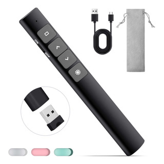 Apuntador Presentador Láser Inalámbric Remoto Usb Recargable Apuntador Presentador Láser Inalámbric Remoto Usb Recargable
