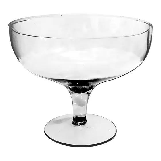 Taça Tailândia Grande 2,8l Lisa Sobremessa Decoração Cor Vidro transparente