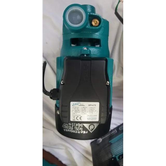 Bomba De Agua 1hp Marca Leo (eje De Acero Inoxidable) 110v
