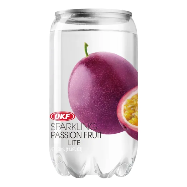 Refresco Coreano Sparkling Soda Sabor Maracuyá, Okf 350 Ml