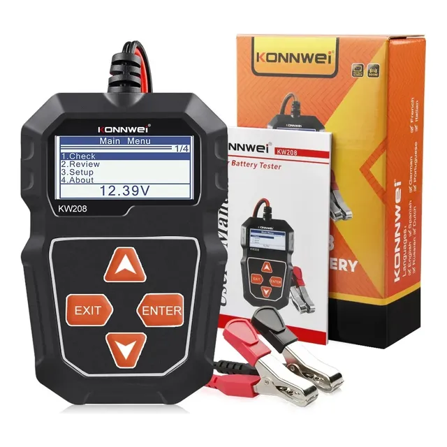 Probador Tester De Baterias Automotriz 12v Carga Y Arranque