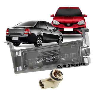 Lanterna De Placa Toyota Etios Hatch/sedan C/soquete 12 A 19 Lanterna De Placa Toyota Etios Hatch/sedan C/soquete 12 A 19