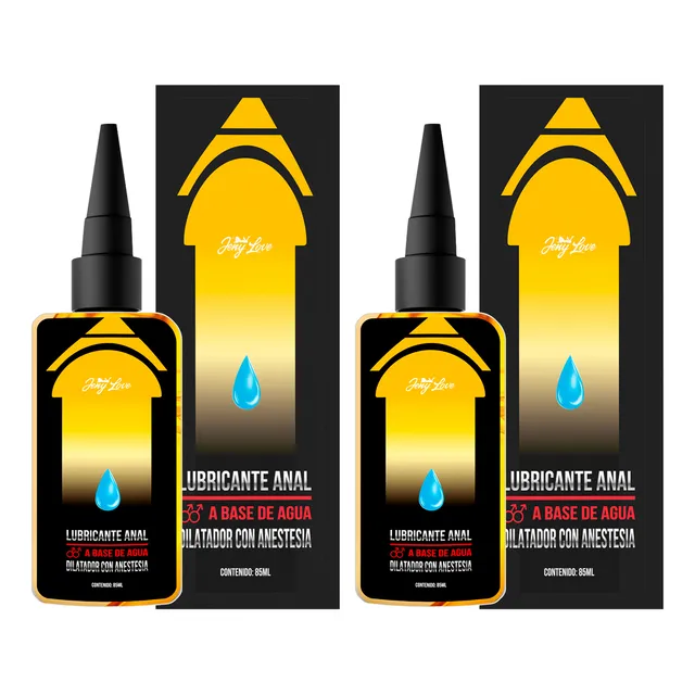 2 Lubricante Intimo Anal Con Anestesia Adormecedor Dilatador