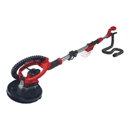 Lixadeira de parede e teto sem fio Einhell TE-DW 18/225 Li - Somente com sistema de velcro vermelho e preto de 18V