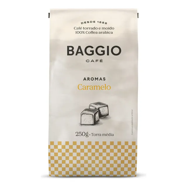 Café Torrado E Moído Caramelo Baggio Pacote 250g