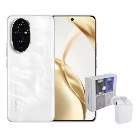 Honor Number Series Honor 200 Dual Sim 512 Gb White 12 Gb Ram + Smartwatch Macaron