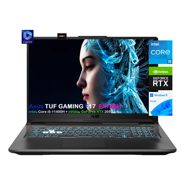 Asus Tuf Fx706h  Core I5-11400h 32gb 512gb 17.3 Rtx 2050 4gb