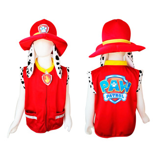 Disfraz Chaleco Tipo Marshall Bombero Paw Patrol 369 Disfraz Chaleco Tipo Marshall Bombero Paw Patrol 369