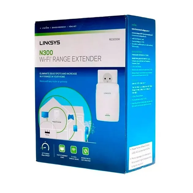Extensor De Alcance Wifi N300 Linksys Re3000w