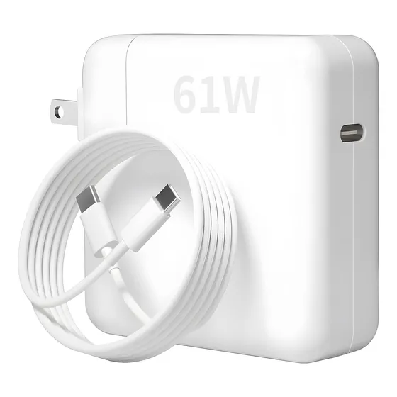 Cargador Tipo C 61w Para Ipad Macbook Pro 16 15 13  2m Cable