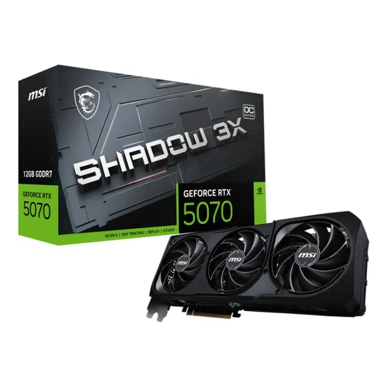Mercado Livre Placa de vídeo Geforce Rtx 5070 12gb Msi Shadow 3x Oc 6 image