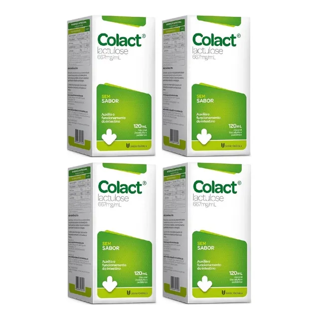 Kit Colact Com 4 Unidades Sem Sabor 120ml Cada