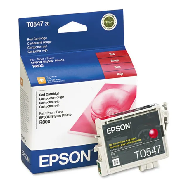 Cartucho De Tinta Epson T054720 Rojo Rinde 400 Páginas