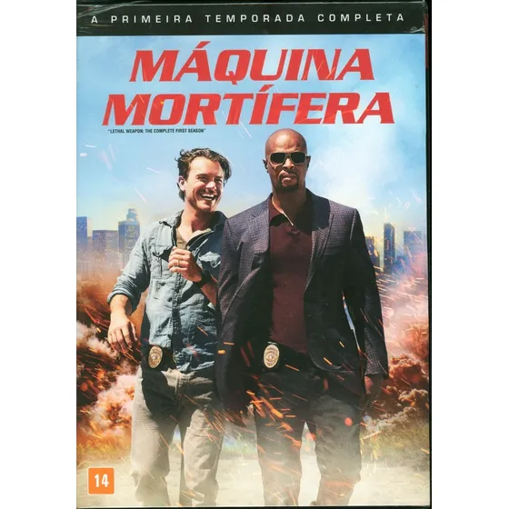 Dvd Máquina Mortífera (1.a E 2.a Temp. Completa 8 Discos)