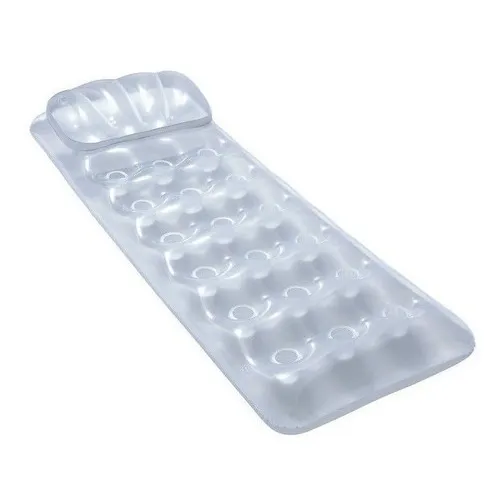 Colchoneta Inflable Metálica 188 X 71cm Pileta Bestway 43024 Color Gris