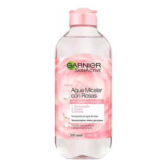 Agua Micelar Con Rosas Garnier 400 mL