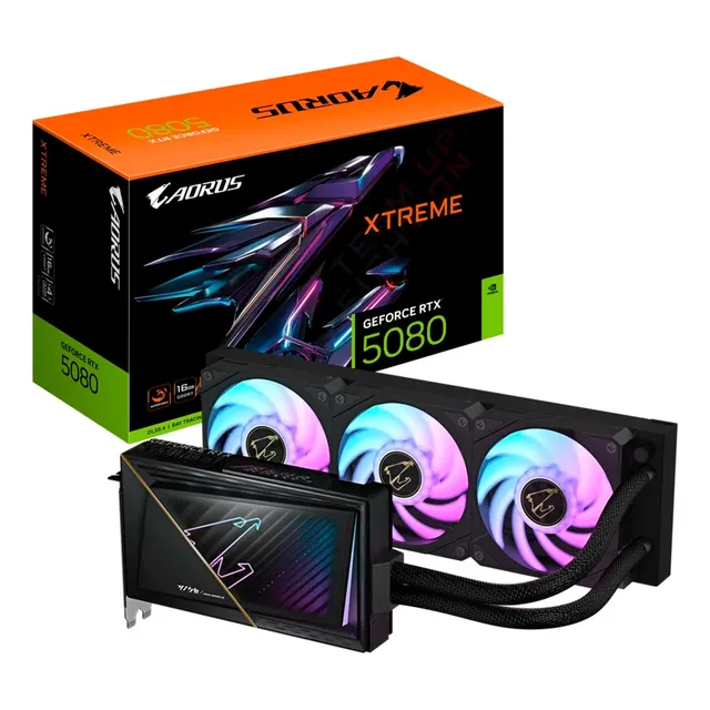 Tarjeta De Video Aorus Rtx 5080 Xtreme Waterforce 16gb Gddr7