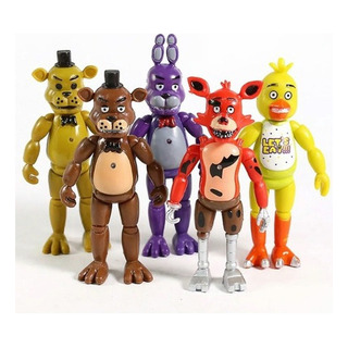 X Coleção Grande 5 Figuras Cinco Noites No Freddy's X Coleção Grande 5 Figuras Cinco Noites No Freddy's