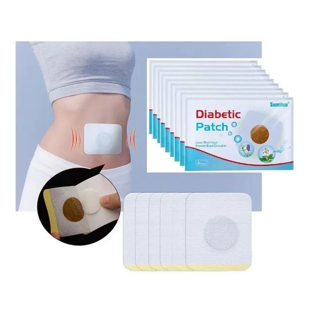 120 Parches 20 Pack Regula Azucar Sangre Diabetes Diabetico