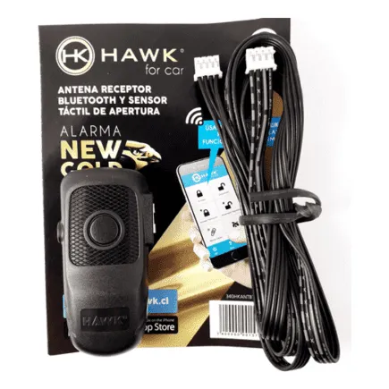 Antena Bluetooth Alarma Auto Hawk New Gold /hk3500
