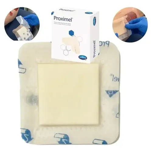 Curativo Espuma Silicone Feridas Proximel 15,2x15,2cm - 1 Un