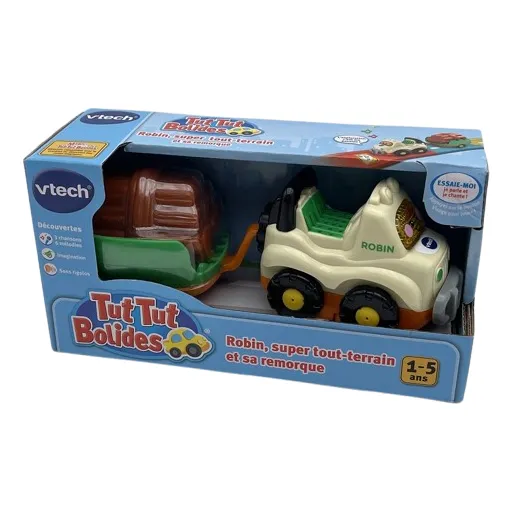 Vtech Tut Tut Bólidos Pedro Todoterreno Con Remolque